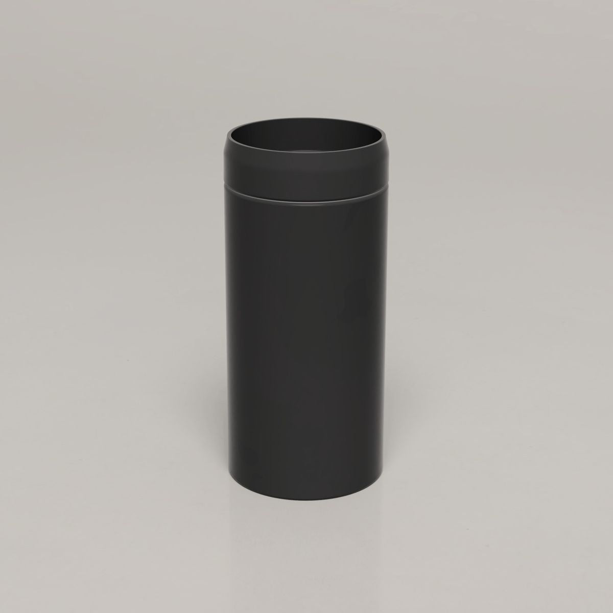 Nood Cylinder Prism Circle Basin in Charcoal