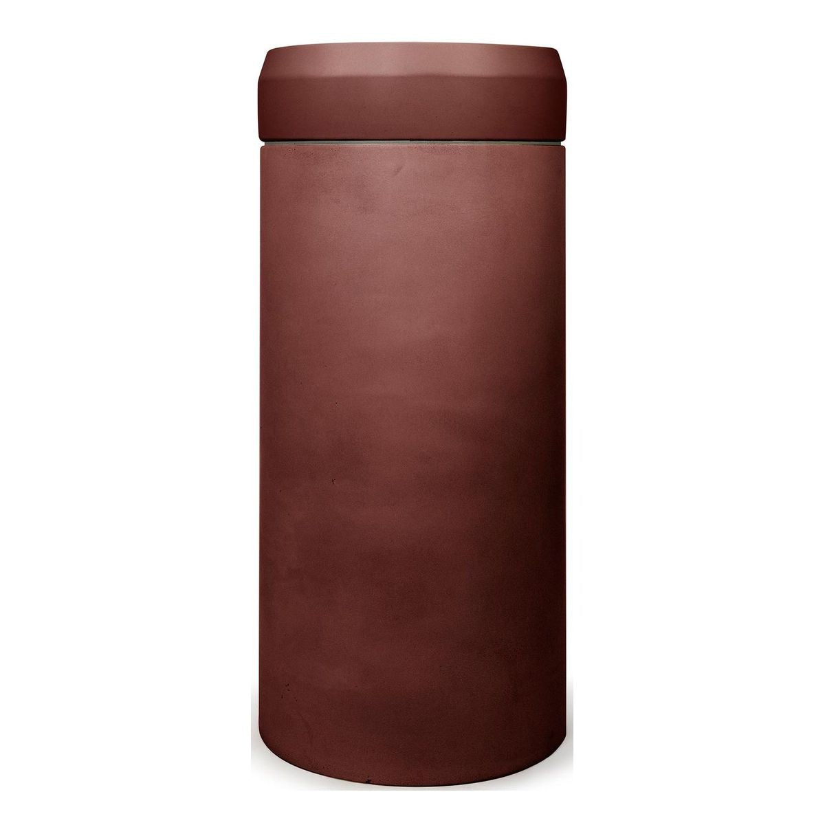 Nood Cylinder Prism Circle Basin in Clay