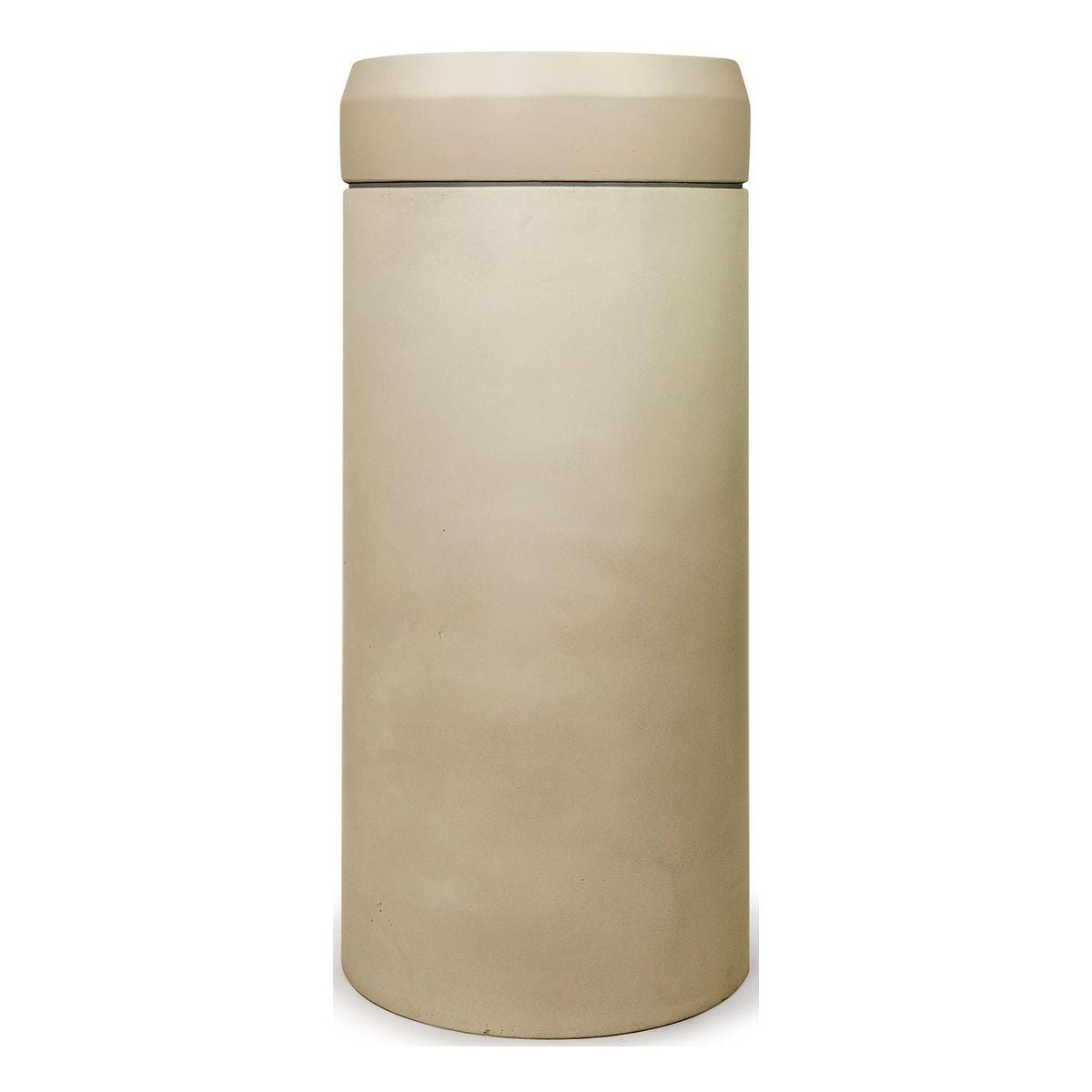 Nood Cylinder Prism Circle Basin in Custard
