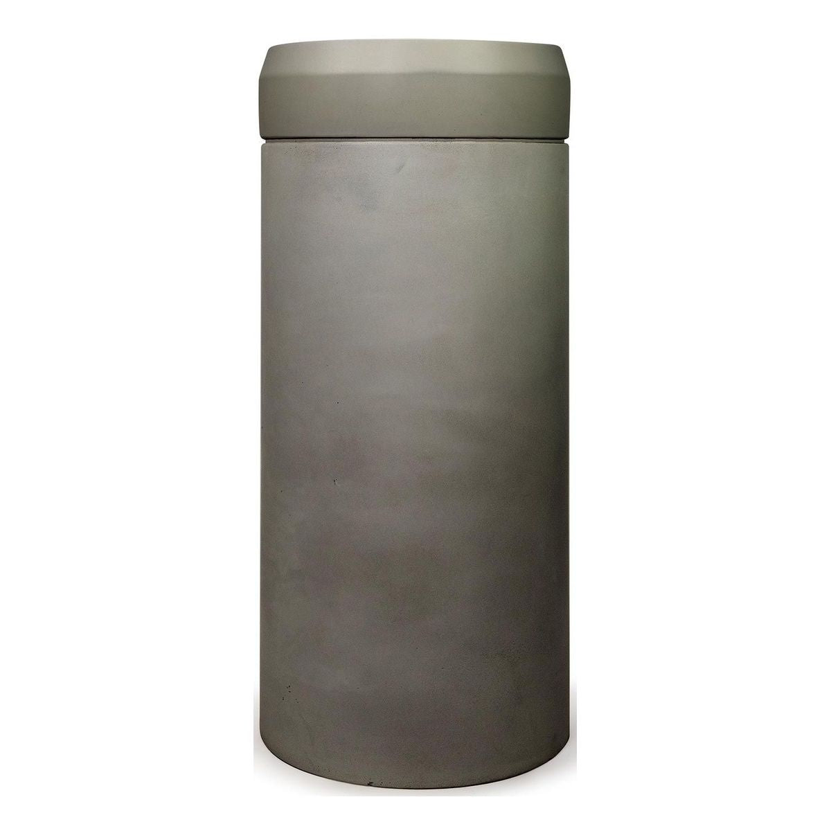 Nood Cylinder Prism Circle Basin in Mid Tone Grey