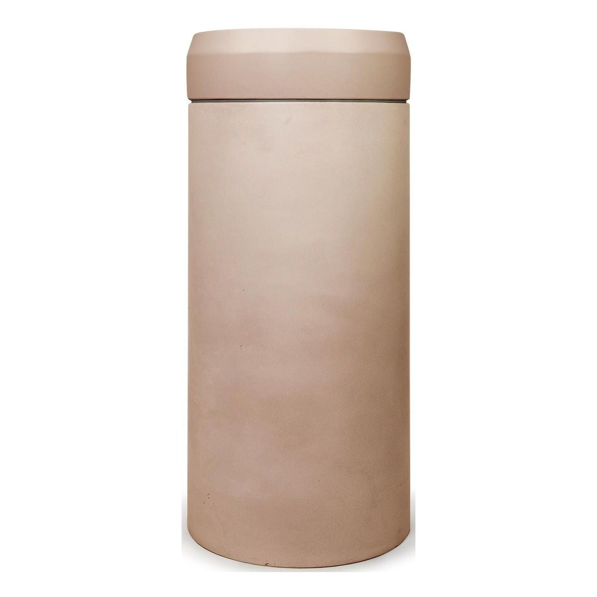 Nood Cylinder Prism Circle Basin in Pastel Peach