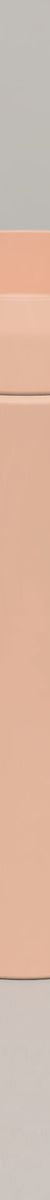 Nood Cylinder Prism Circle Basin in Pastel Peach