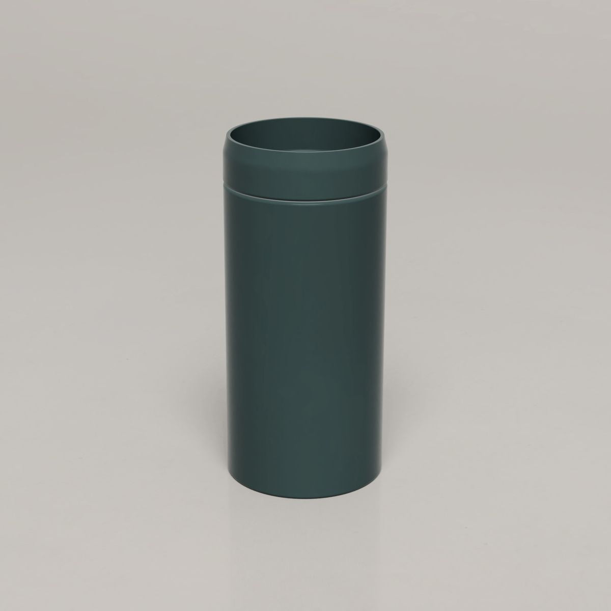 Nood Cylinder Prism Circle Basin in Teal