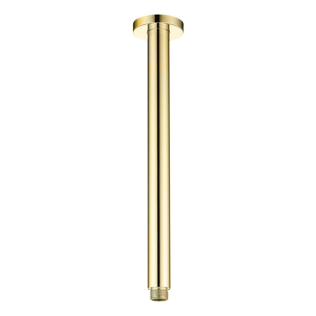 Otti Pavia 300mm Brushed Gold Ceiling Shower Arm Round