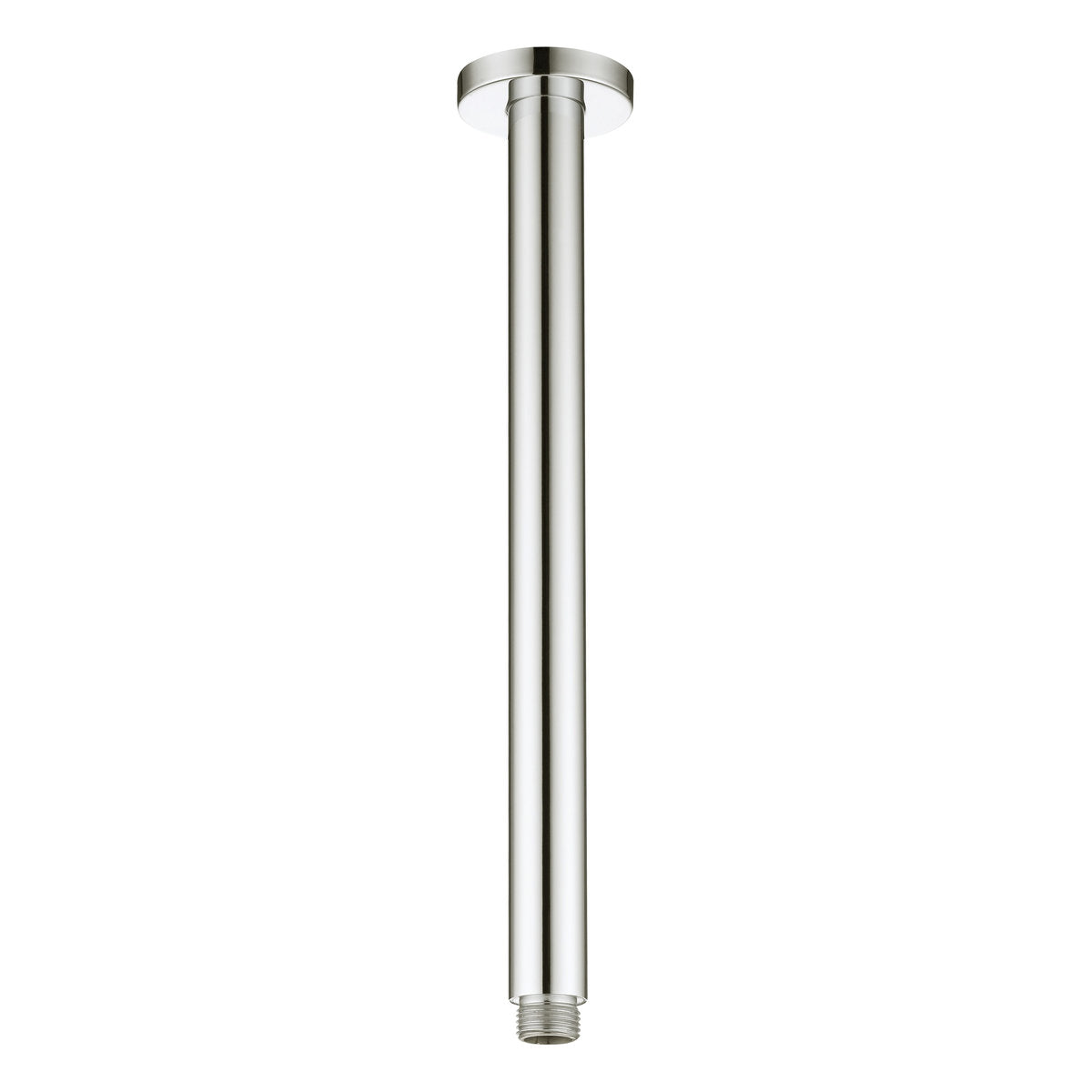 Otti Pavia 300mm Brushed Nickel Ceiling Shower Arm Round