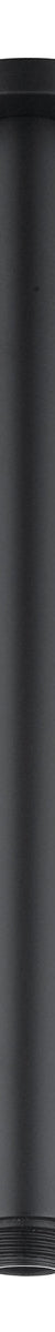 Otti Pavia 300mm Matte Black Ceiling Shower Arm Round