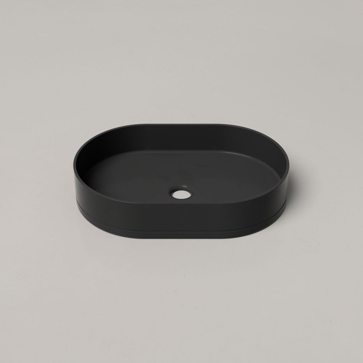 Nood Surface Mount Pill Basin in Charcoal
