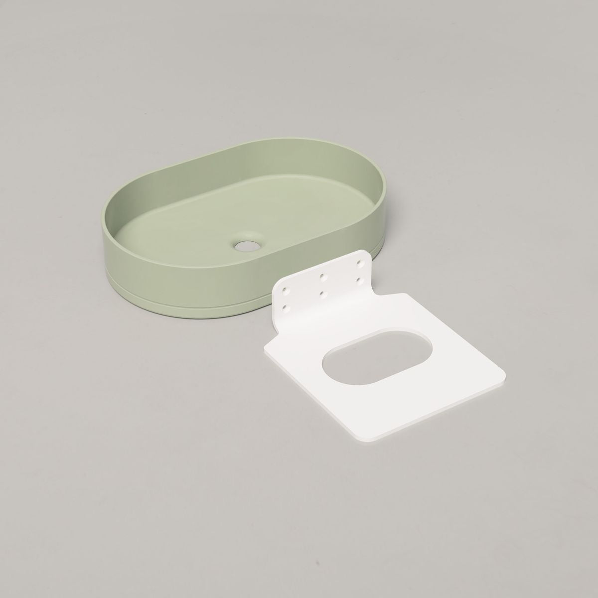 Nood Wall Mount Pill Basin in Mint