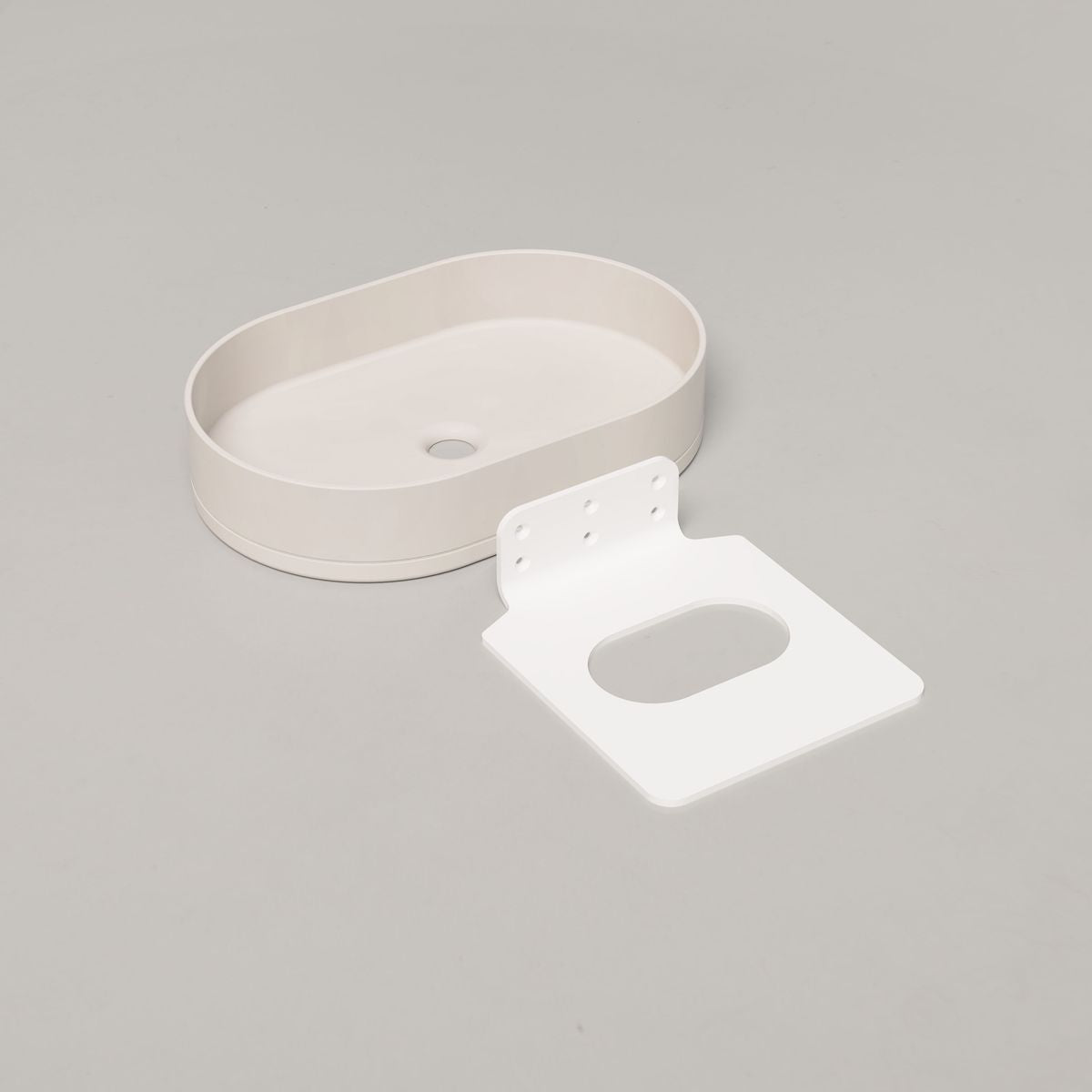 Nood Wall Mount Pill Basin in Morning Mist