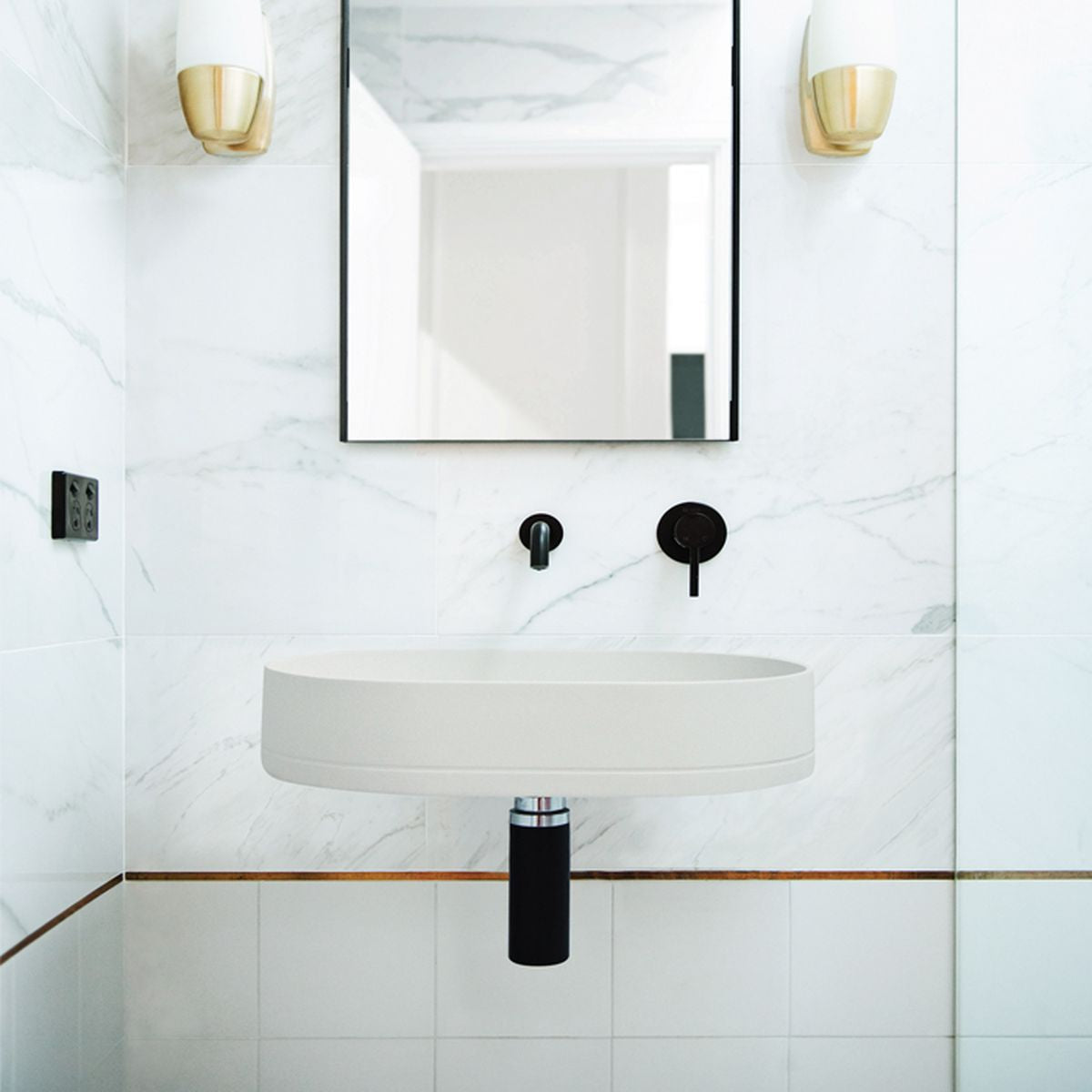 Nood Wall Mount Pill Basin in Morning Mist