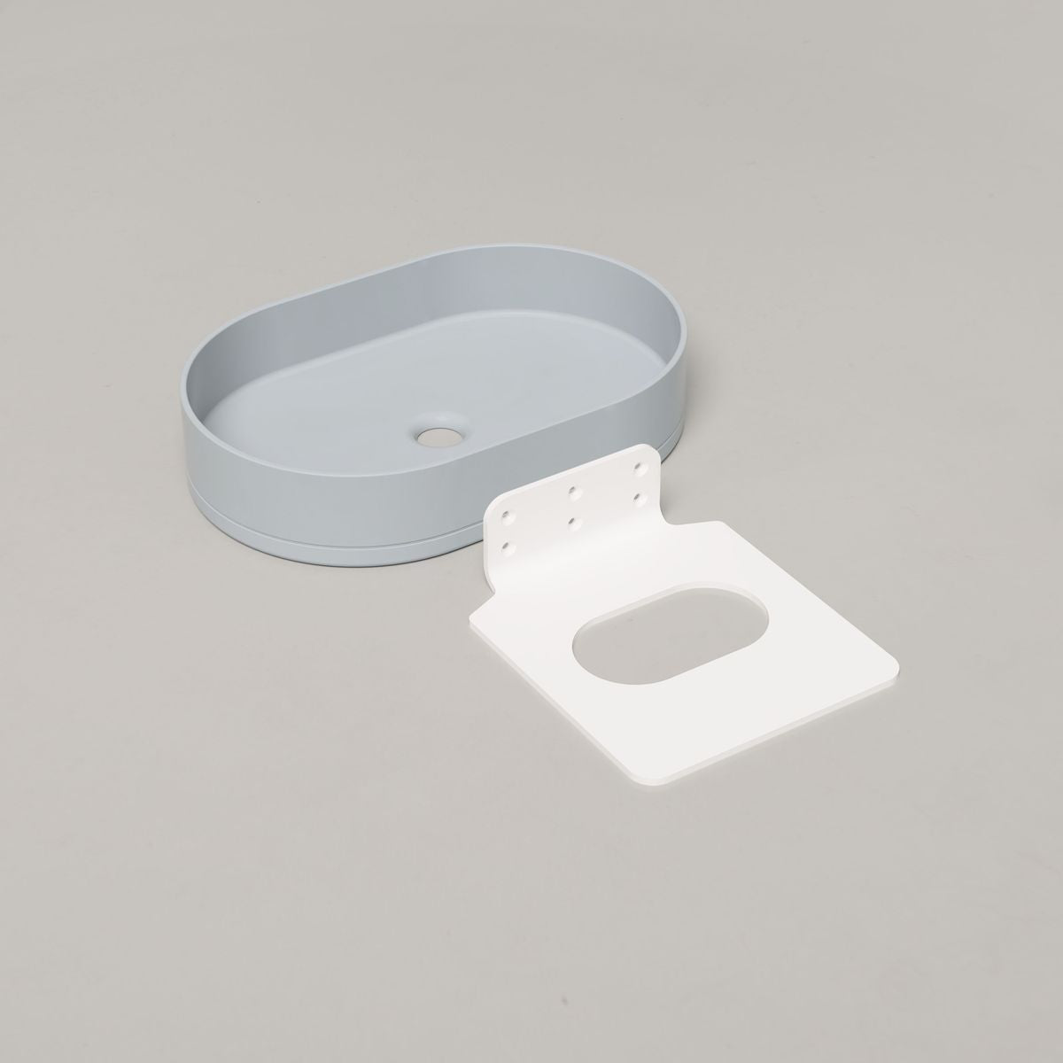 Nood Wall Mount Pill Basin in Powder Blue