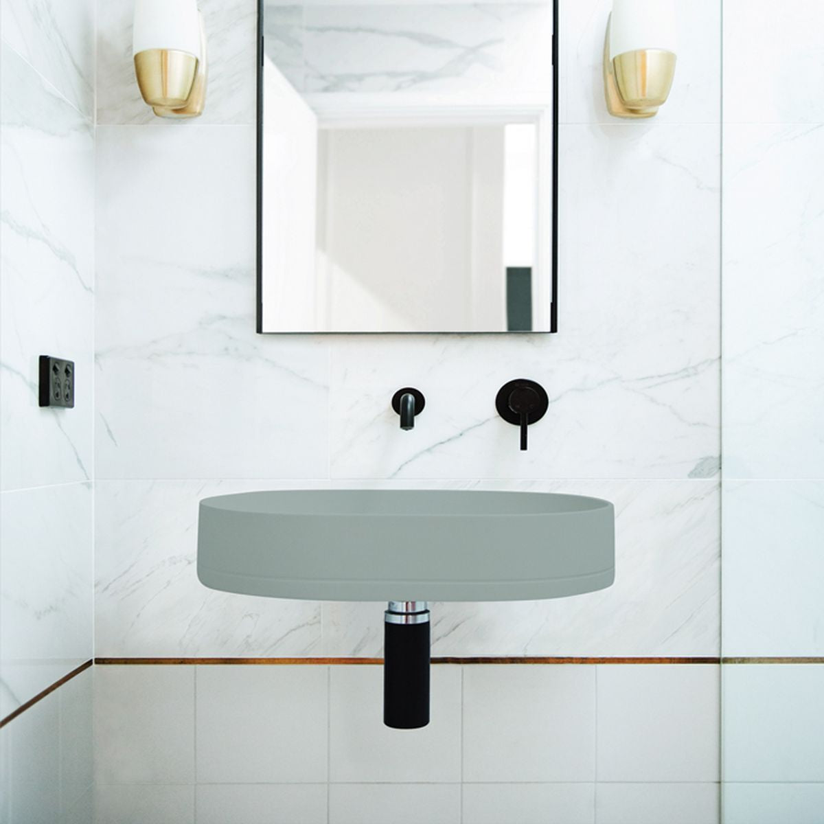 Nood Wall Mount Pill Basin in Rowboat