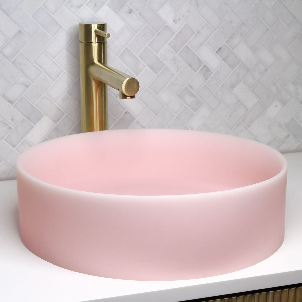 The Basin Lab Powder 400 Coliseum Basin, Soft Pink