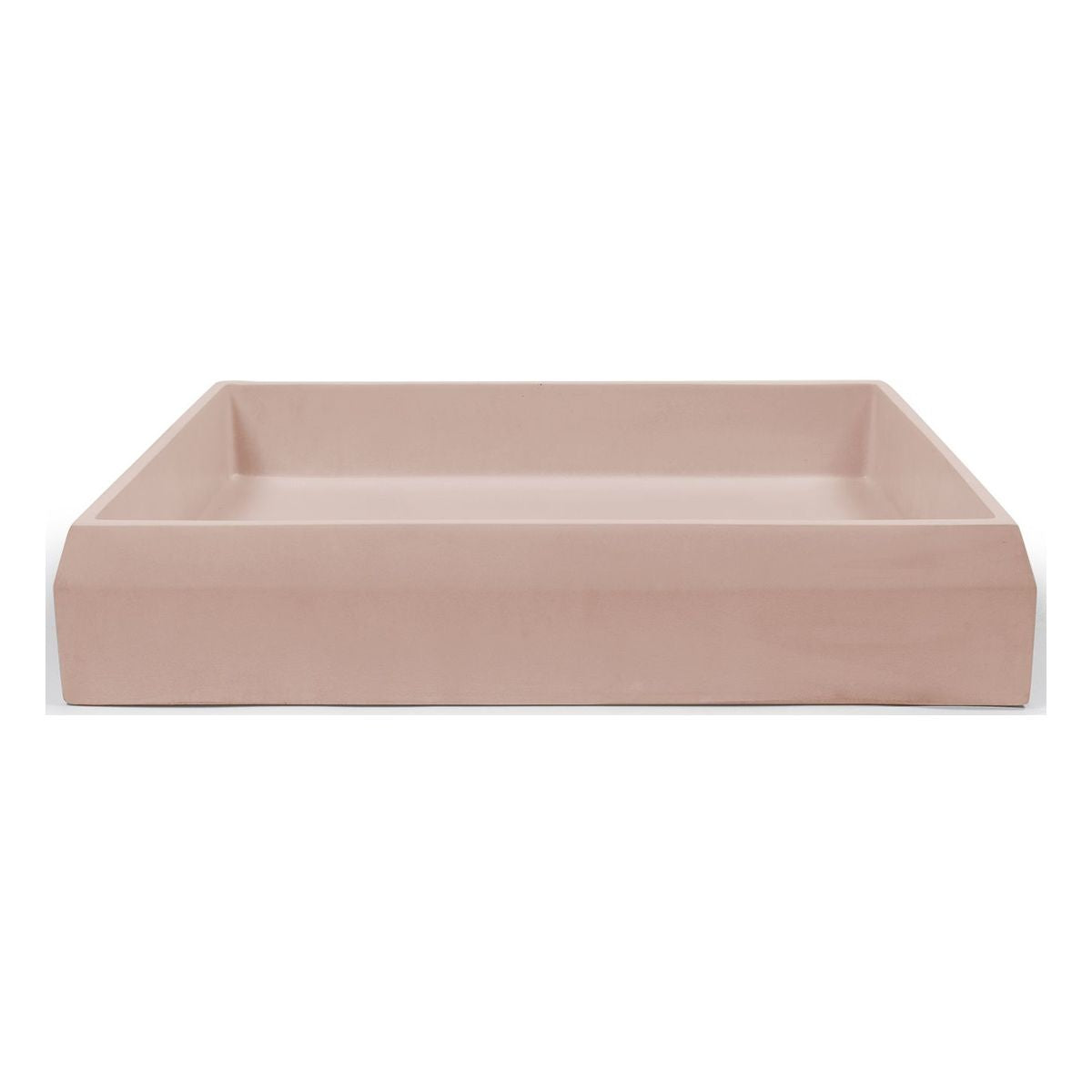 Nood Surface Mount Prism Rectangle Basin in Blush Pink