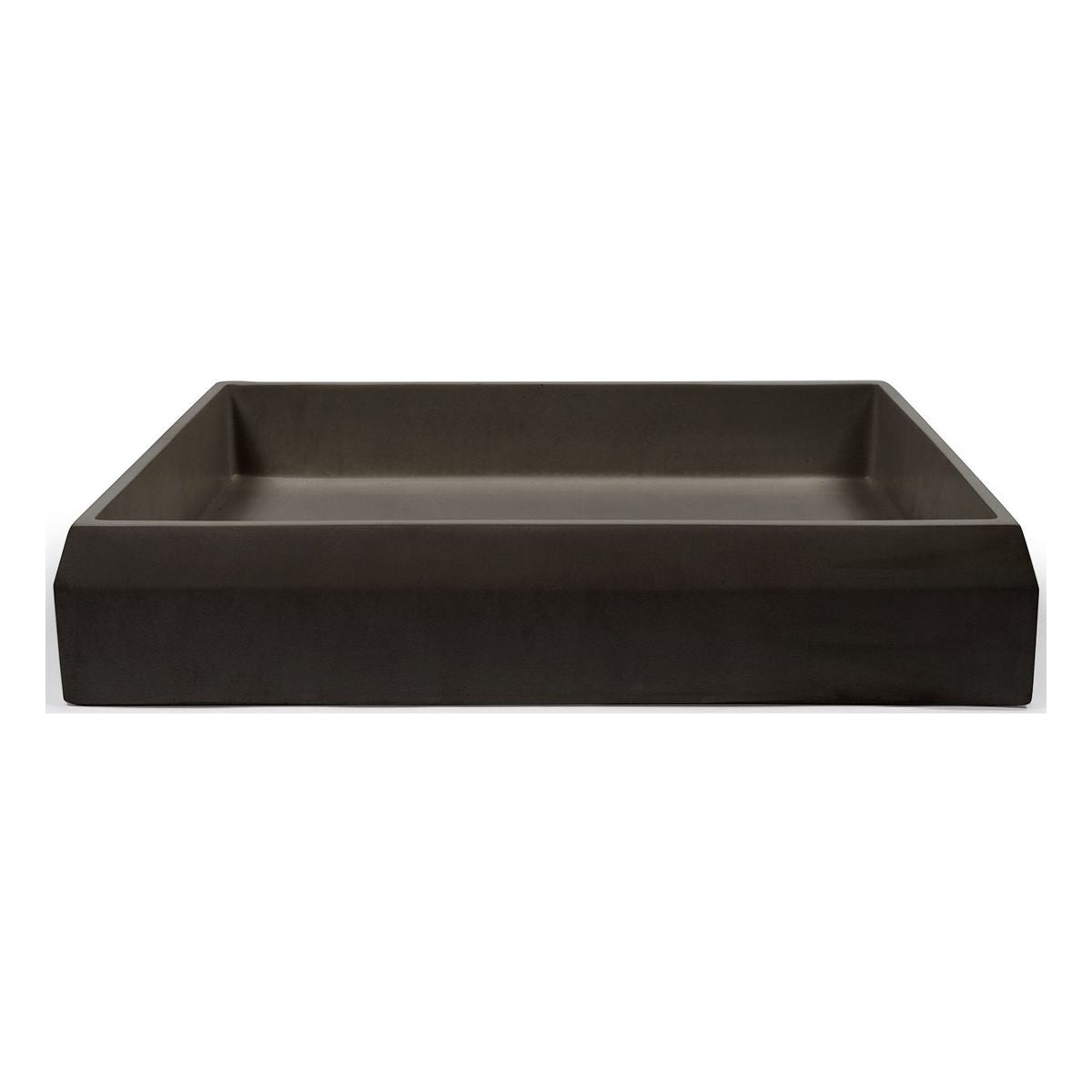 Nood Surface Mount Prism Rectangle Basin in Charcoal