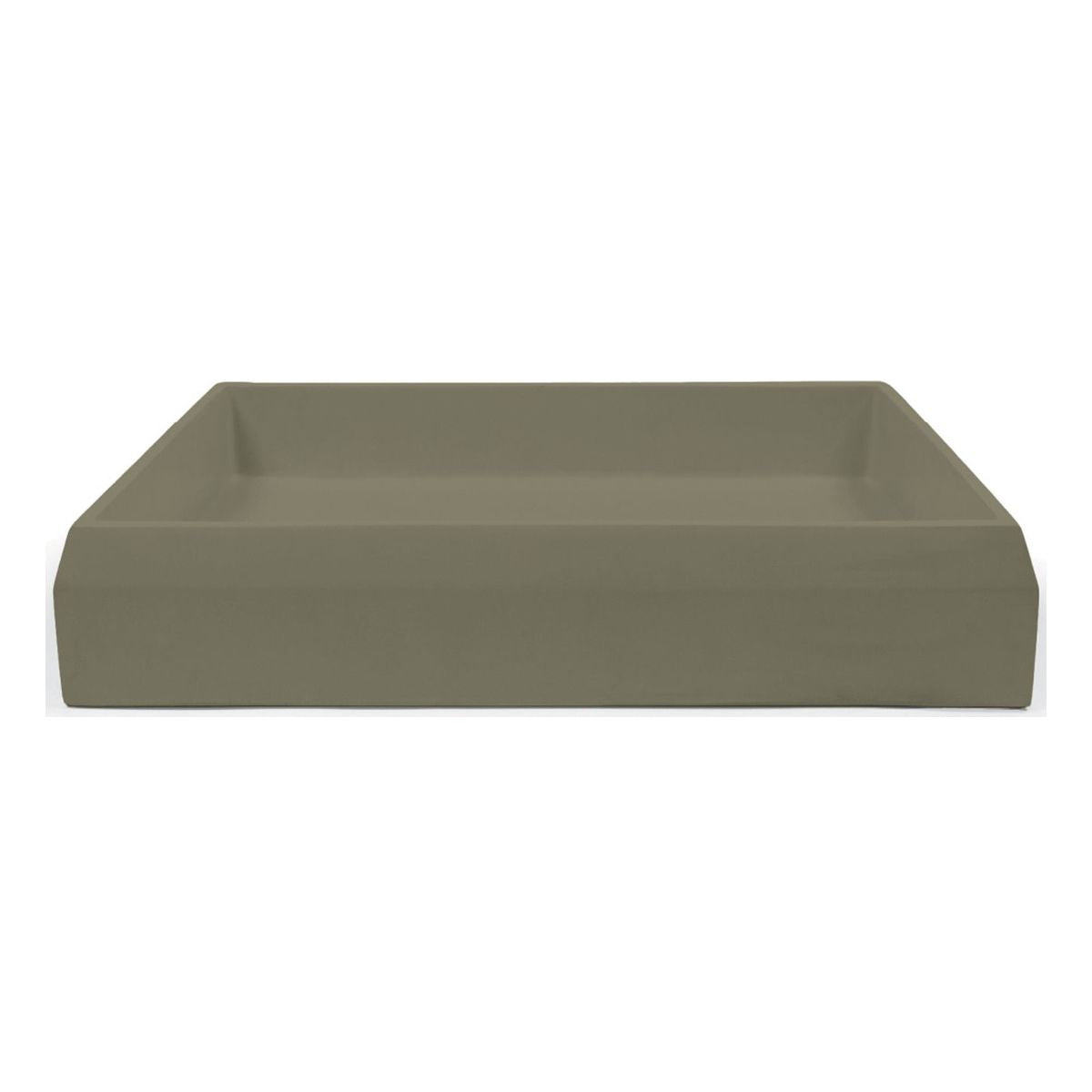 Nood Surface Mount Prism Rectangle Basin in Olive