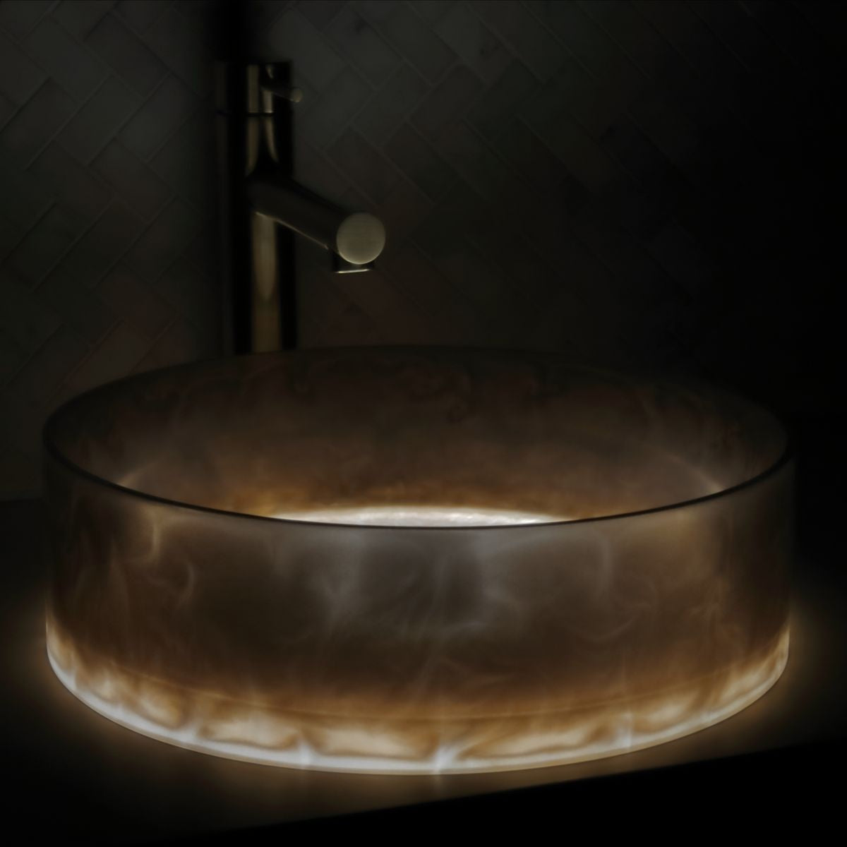 The Basin Lab Pearl 280 Coliseum Basin, Cognac
