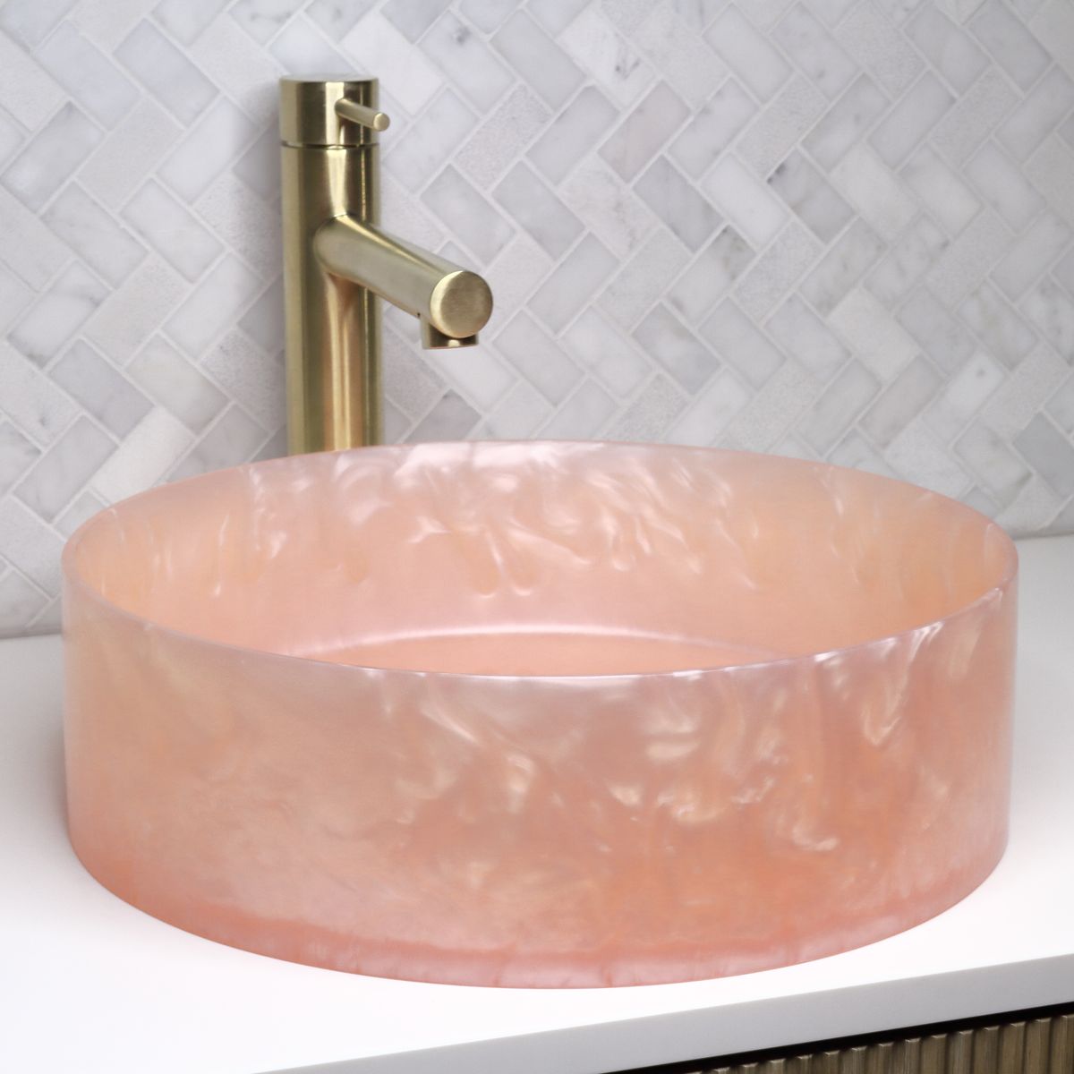 The Basin Lab Akoya 360 Coliseum Basin, Peach
