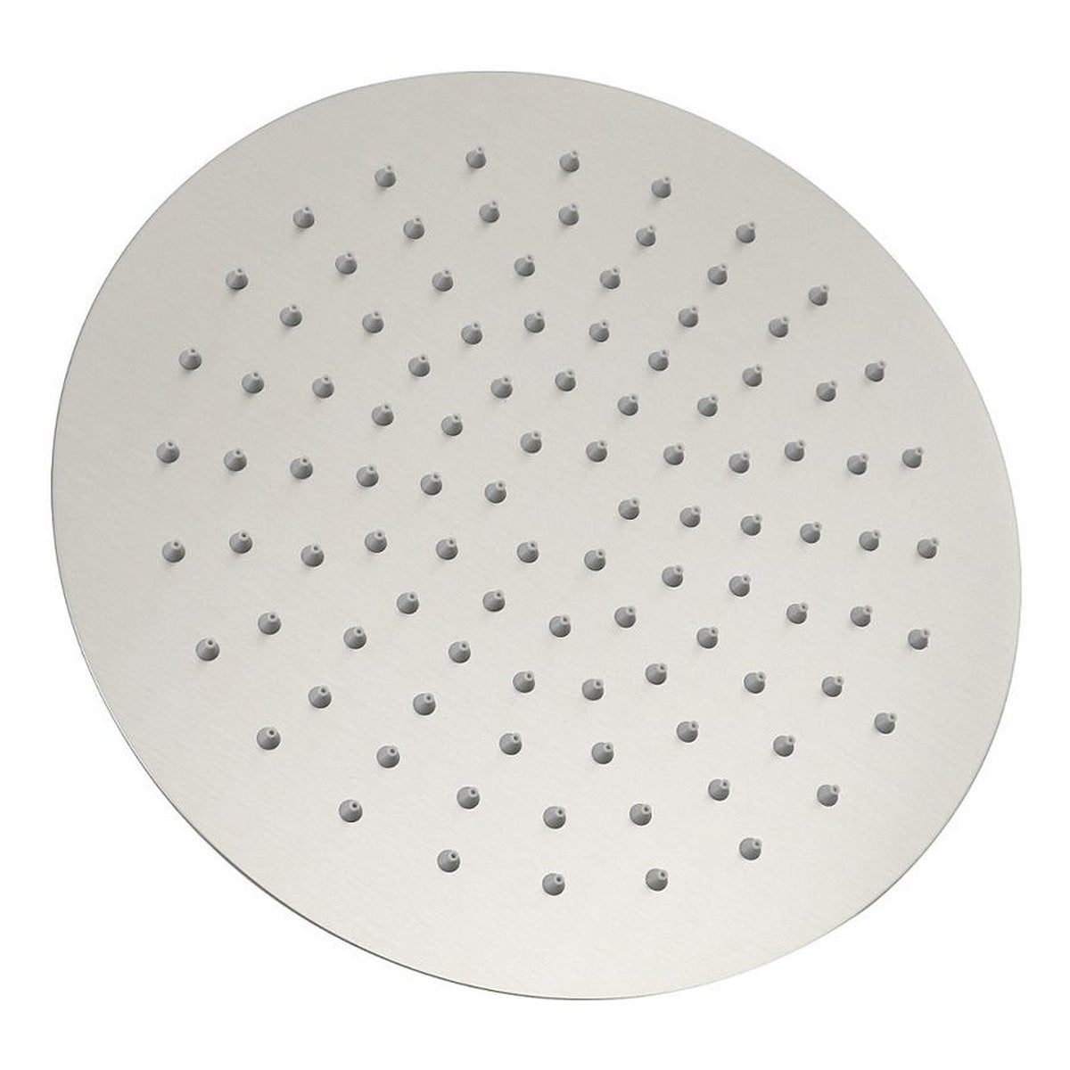 Otti Pavia 250mm Brushed Nickel Shower Head Stainless Steel Round