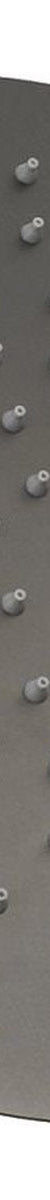 Otti Pavia 250mm Gun Metal Shower Head Stainless Steel Round