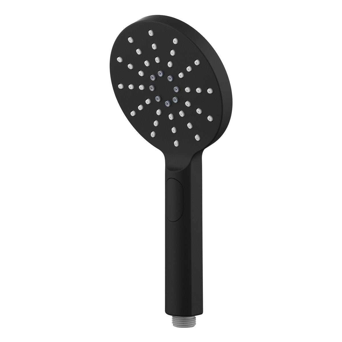 Otti Pavia 250mm Matte Black Twin Shower On Rail Top Inlet Round