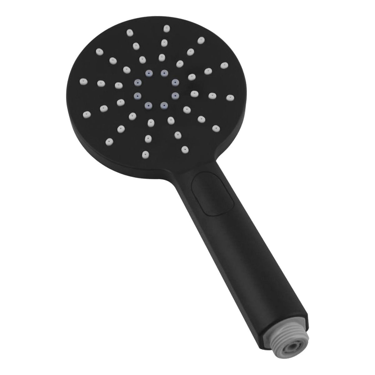 Otti Pavia 250mm Matte Black Twin Shower On Rail Top Inlet Round