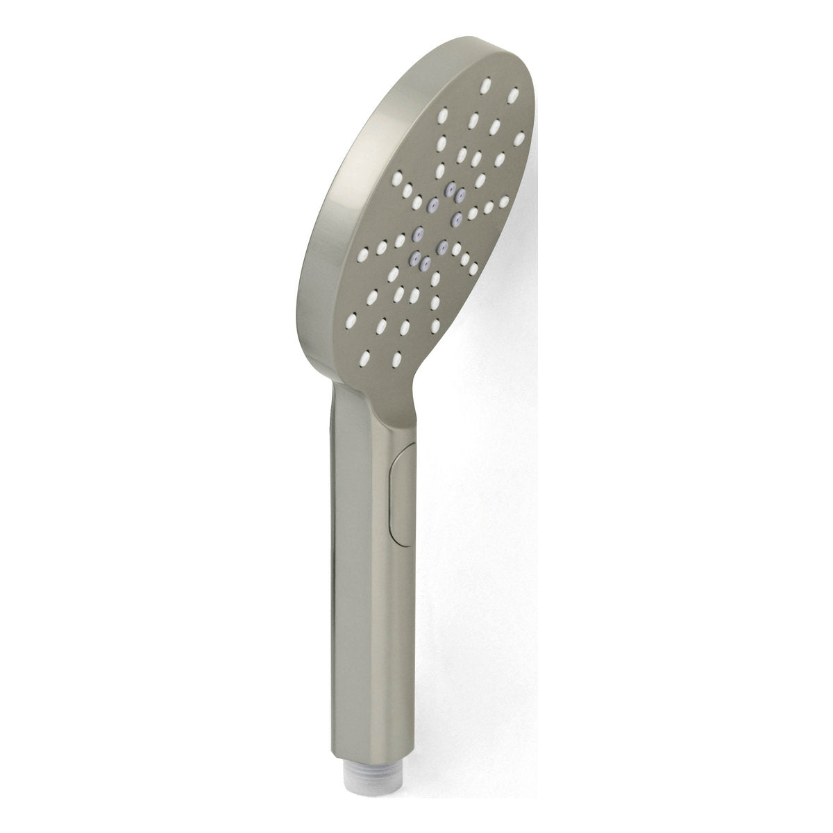 Otti Pavia 250mm Brushed Nickel Twin Shower On Rail Top Inlet Round
