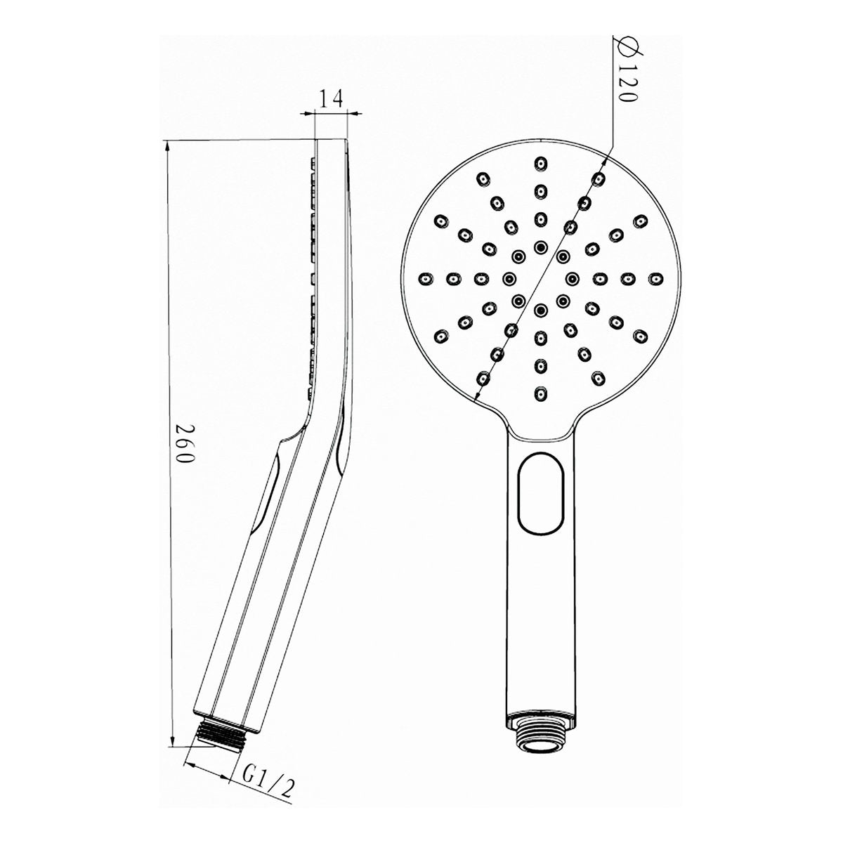 Otti Pavia 250mm Brushed Nickel Twin Shower On Rail Top Inlet Round