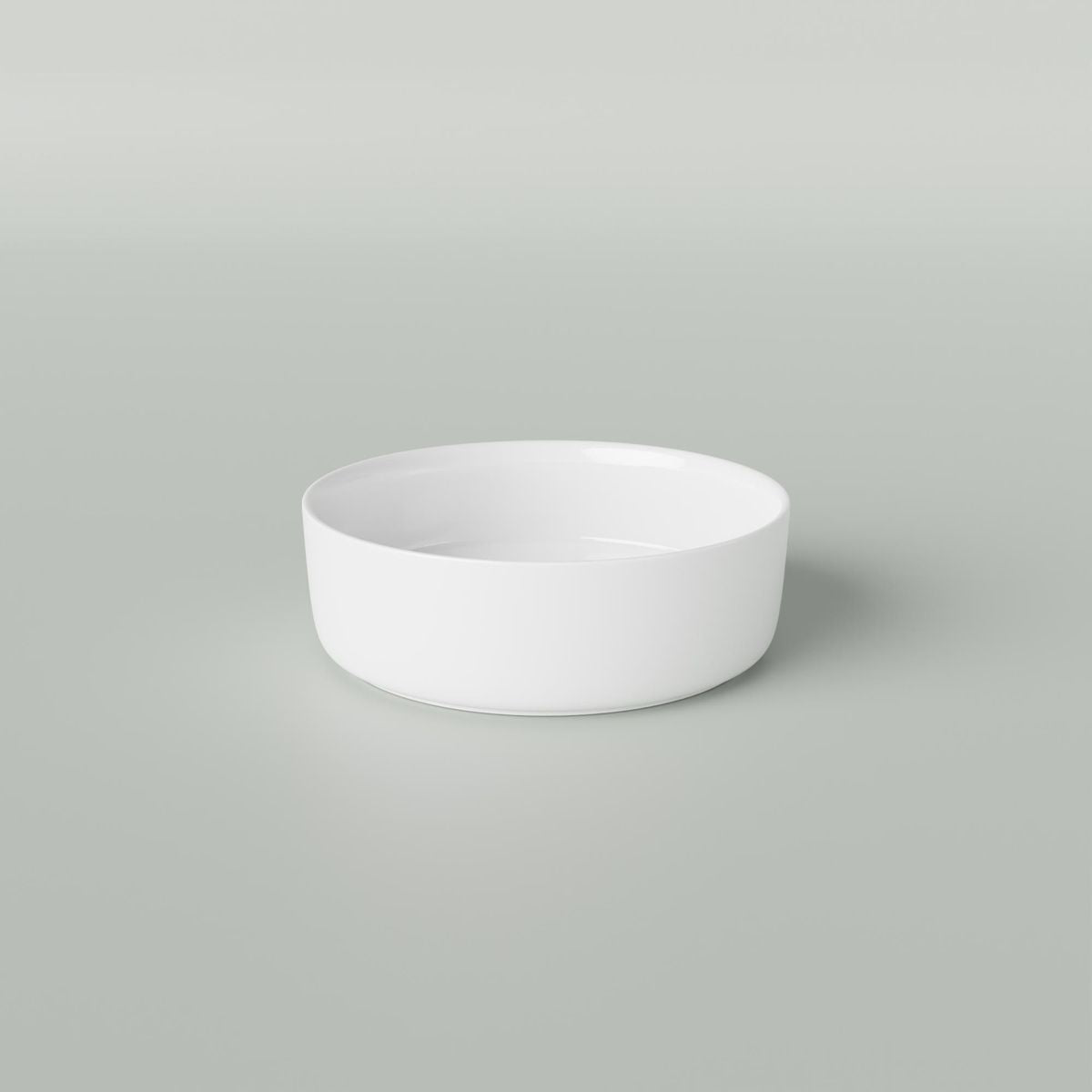 Paco Above Counter Basin - Mini White Gloss