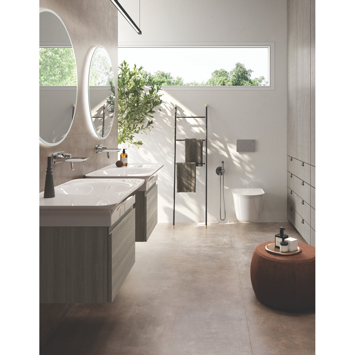 Fienza RAK Valet Wall-Hung Toilet, Alpine Gloss White