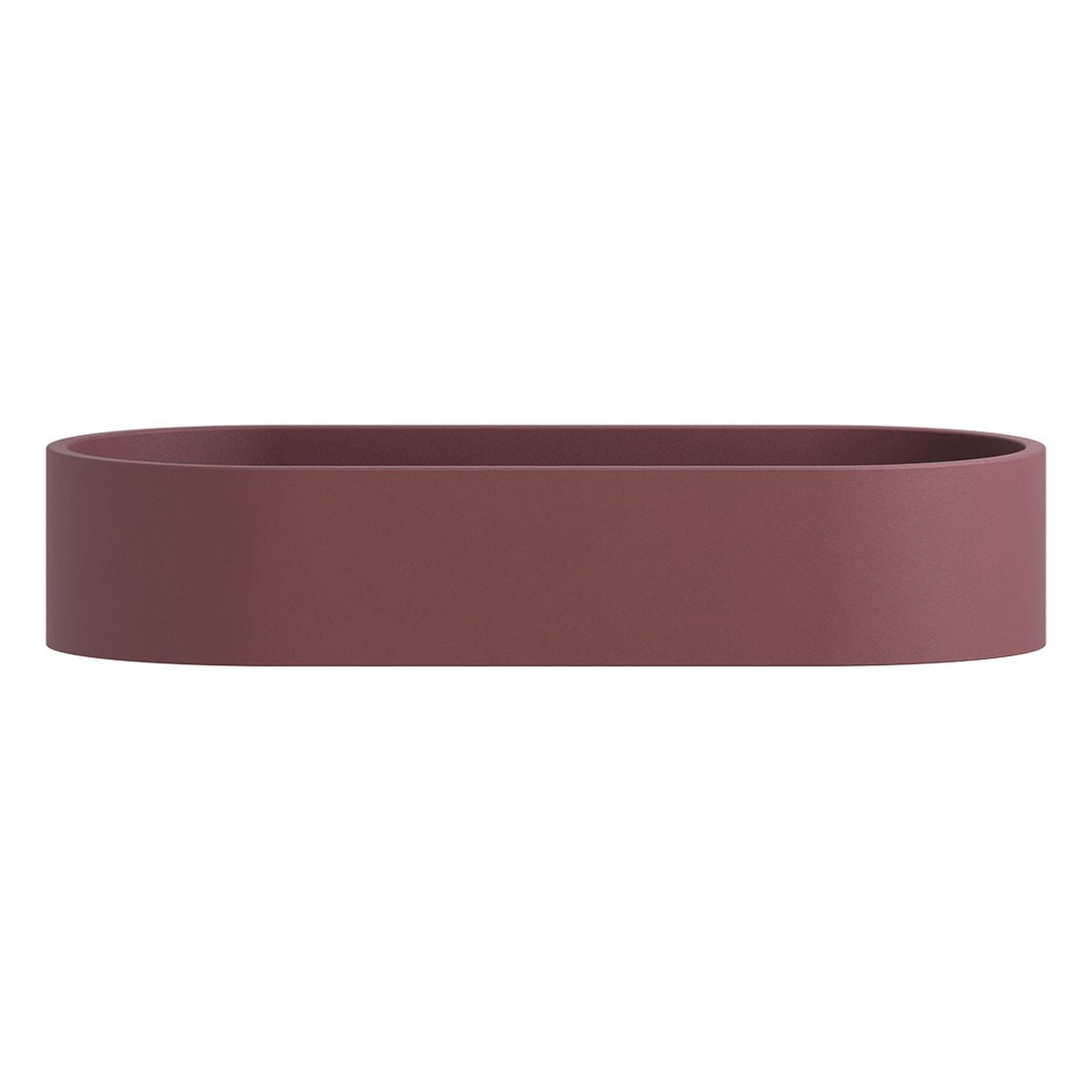 Fienza Jada Pill Concrete Above Counter Basin, Mulberry