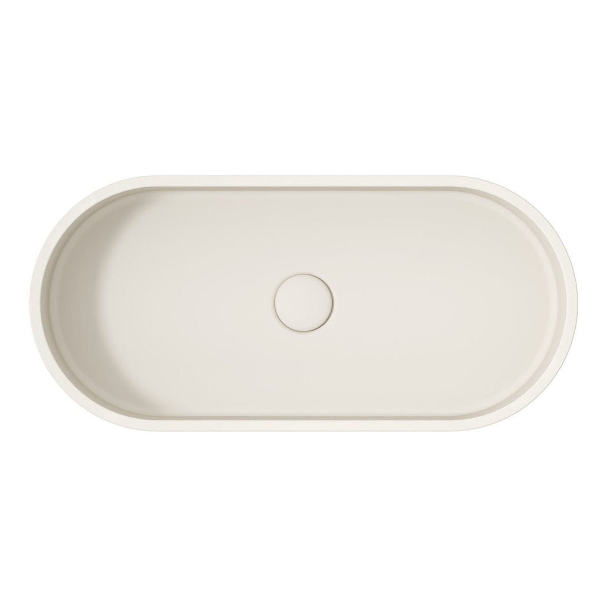Fienza Jada Pill Concrete Above Counter Basin, Warm White