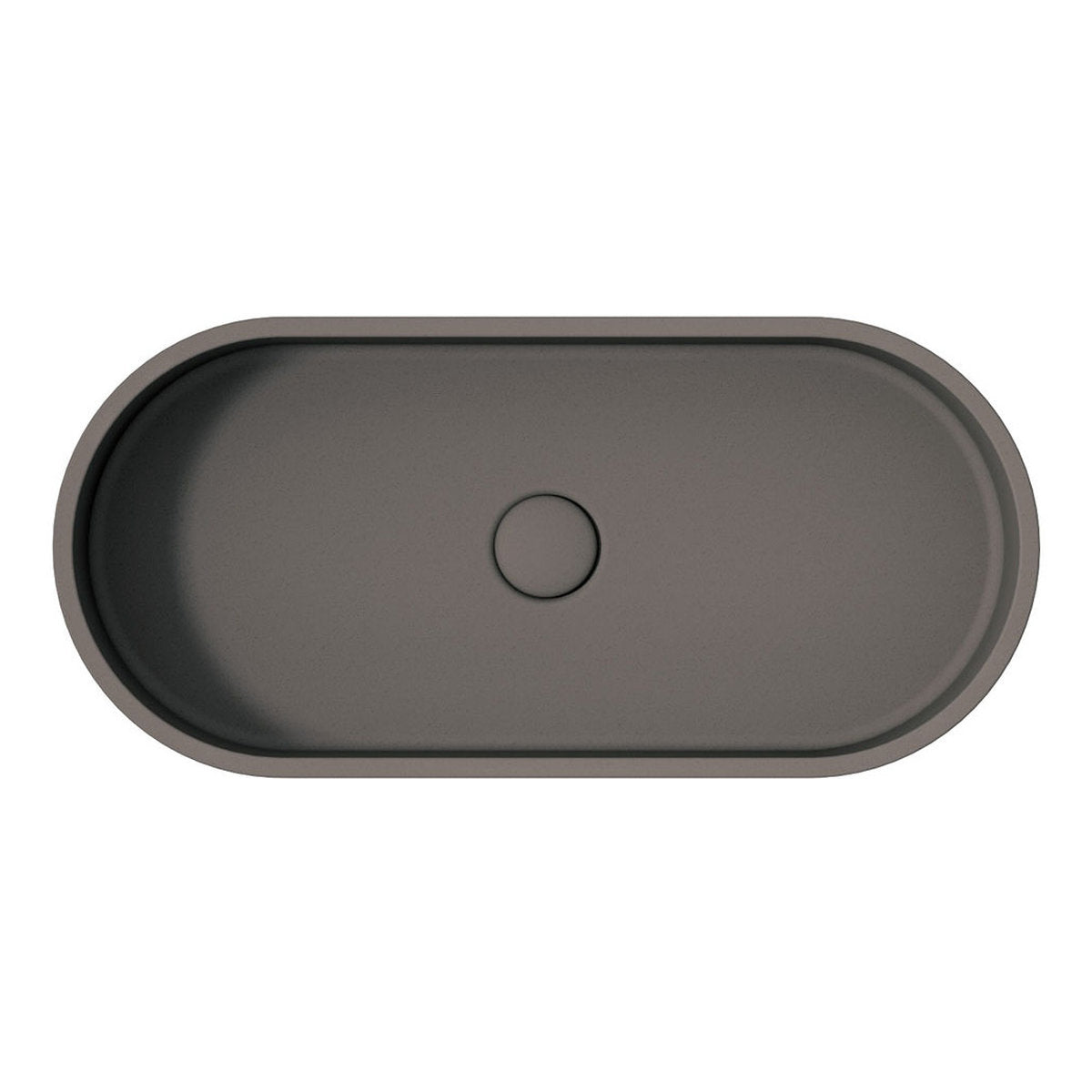 Fienza Jada Pill Concrete Above Counter Basin, Warm Grey