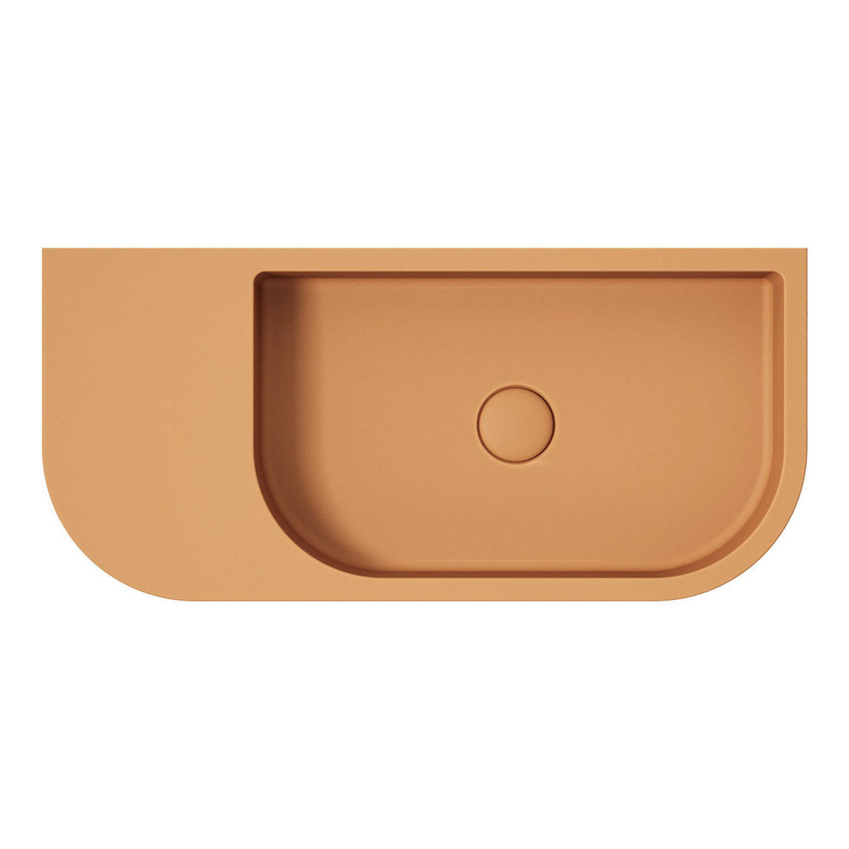 Fienza Blanca Concrete Wall Basin, Tuscan