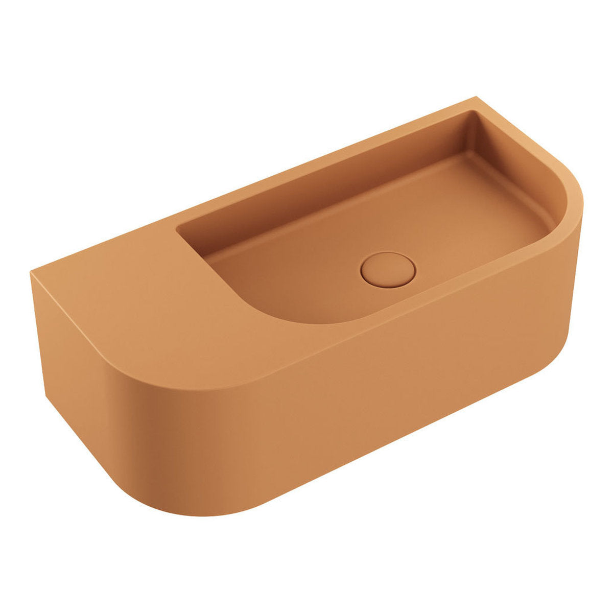 Fienza Blanca Concrete Wall Basin, Tuscan