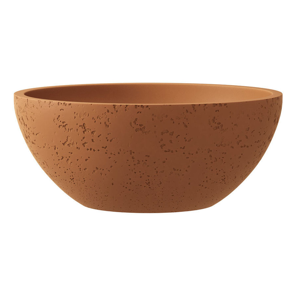 Fienza Alba Round Concrete Above Counter Basin, Tuscan