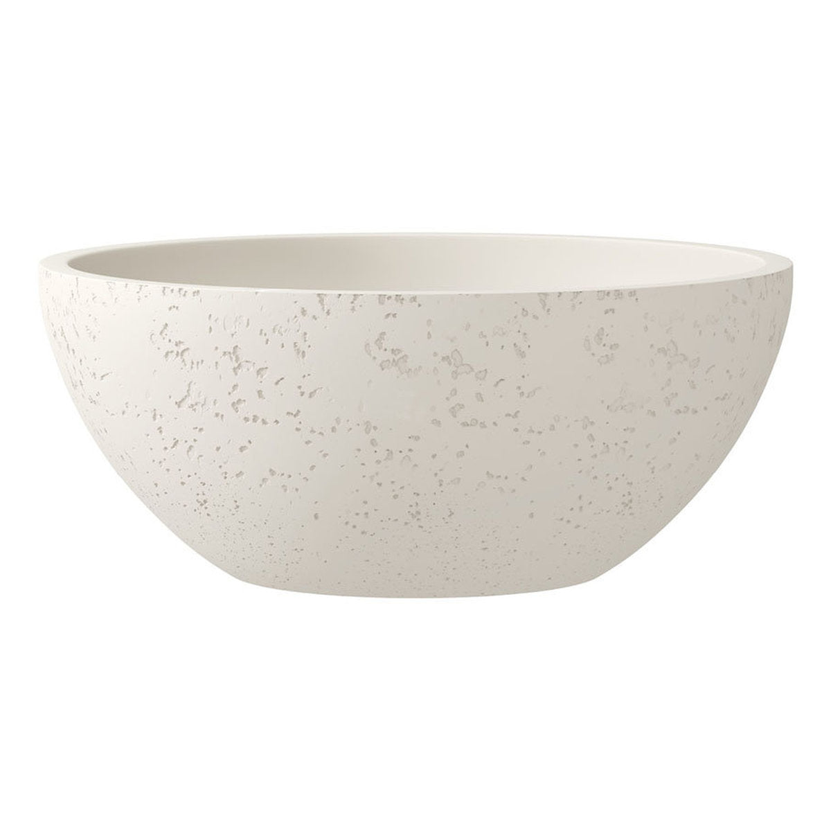 Fienza Alba Round Concrete Above Counter Basin, Warm White