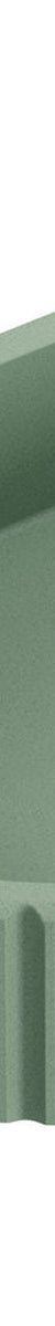 Fienza Valentina Fluted Arch Concrete Wall Basin, Sage