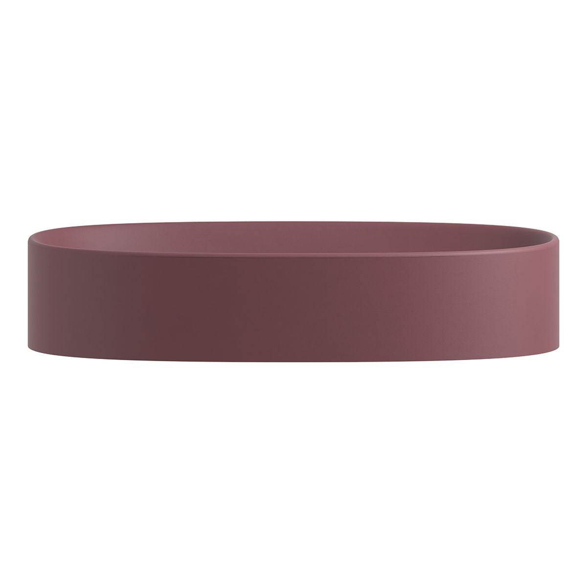 Fienza Paloma Pill Concrete Wall Hung Basin, Mulberry