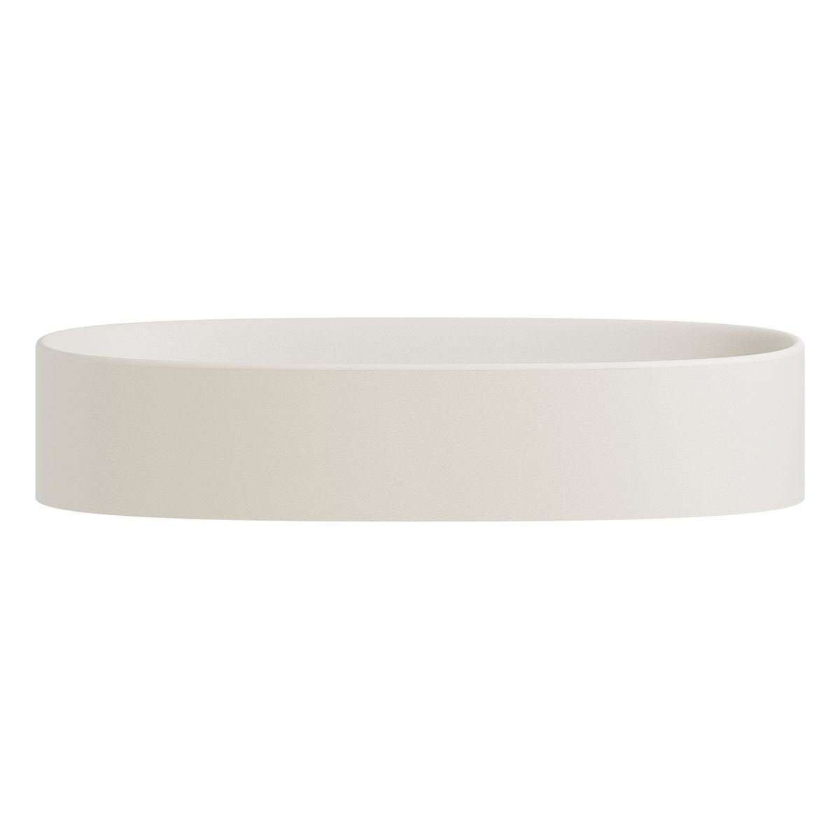Fienza Paloma Pill Concrete Wall Hung Basin, Warm White