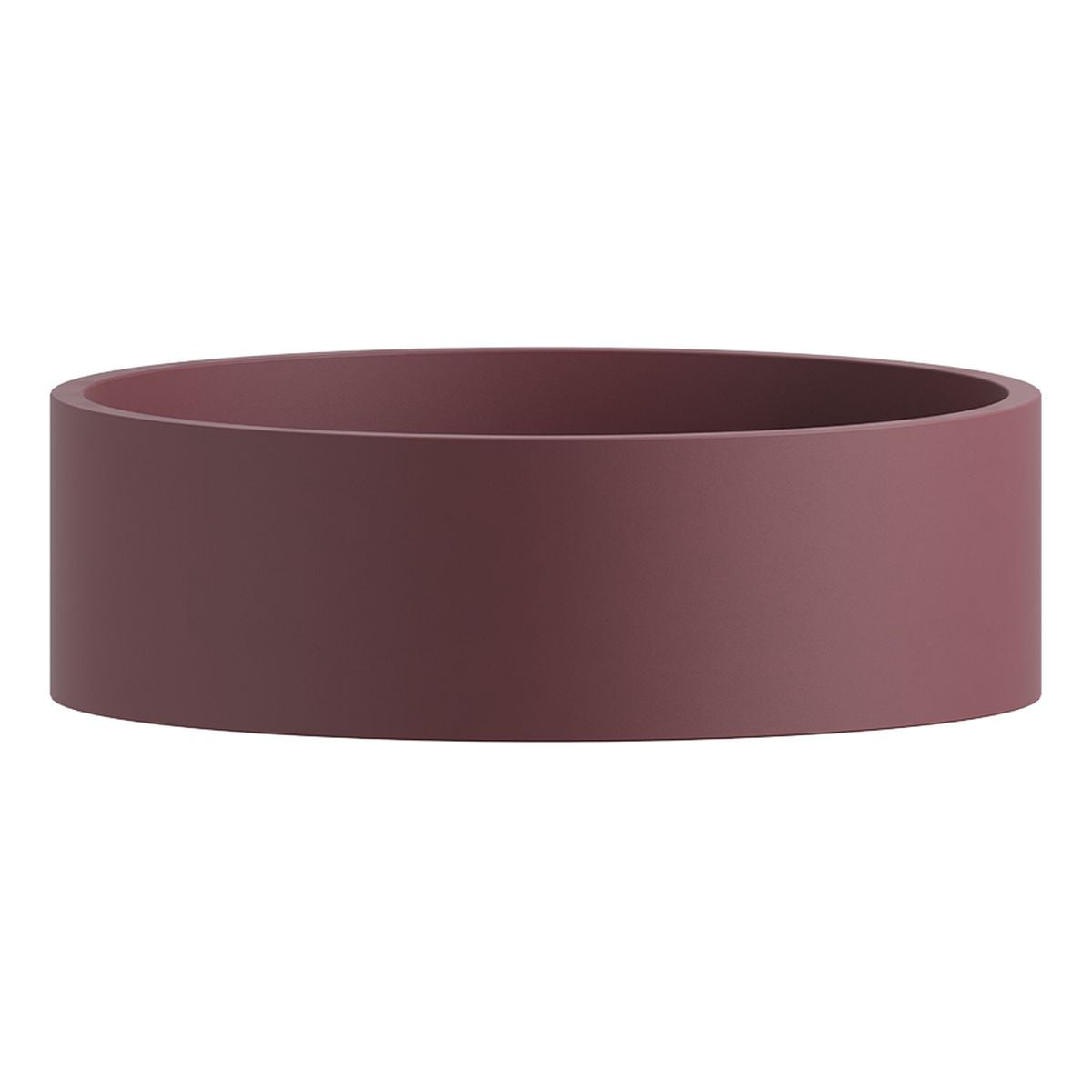 Fienza Jada Round Concrete Above Counter Basin, Mulberry