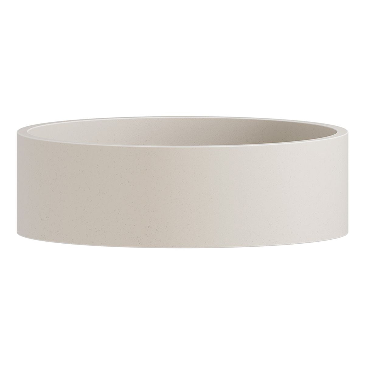 Fienza Jada Round Concrete Above Counter Basin, Vanilla