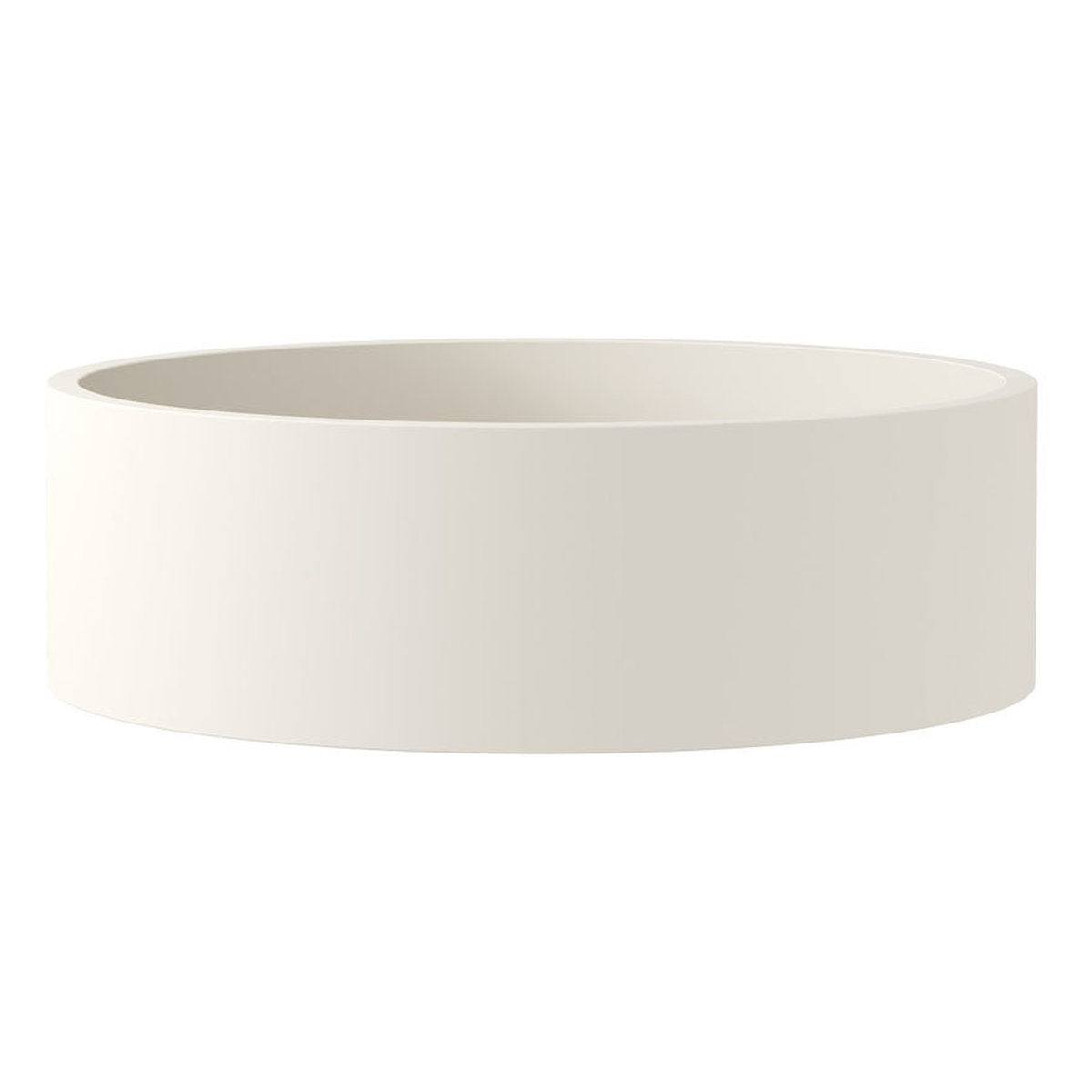 Fienza Jada Round Concrete Above Counter Basin, Warm White