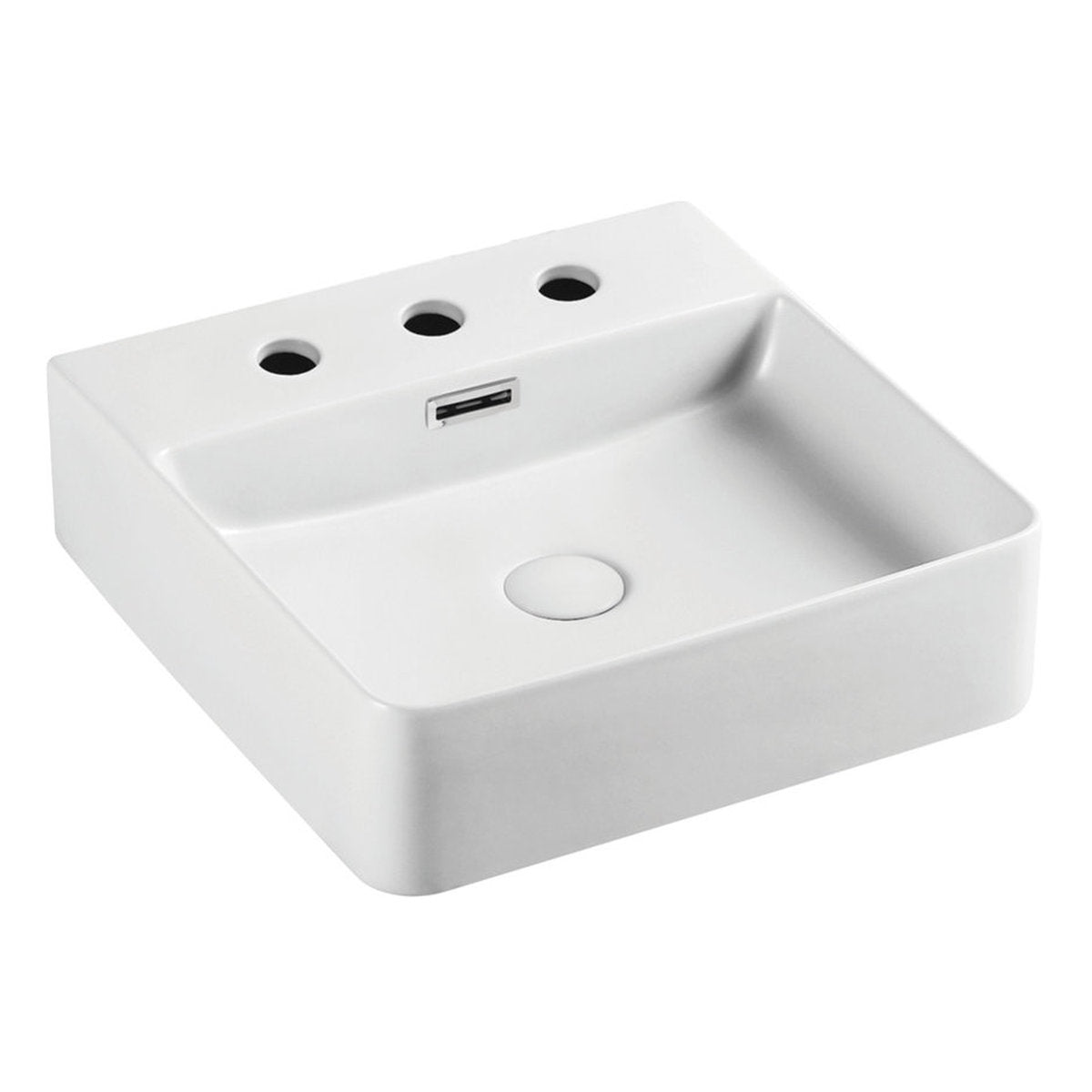 Fienza Petra Mini Above Counter Basin, 3 Tap Holes