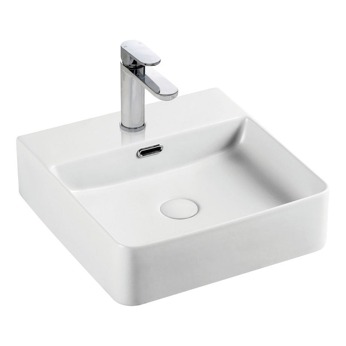 Fienza Petra Mini Above Counter Basin, 1 Tap Hole