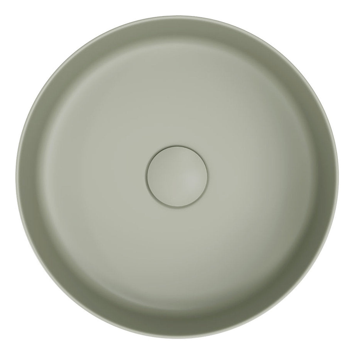 Fienza Reba Above Counter Basin, Matte Olive