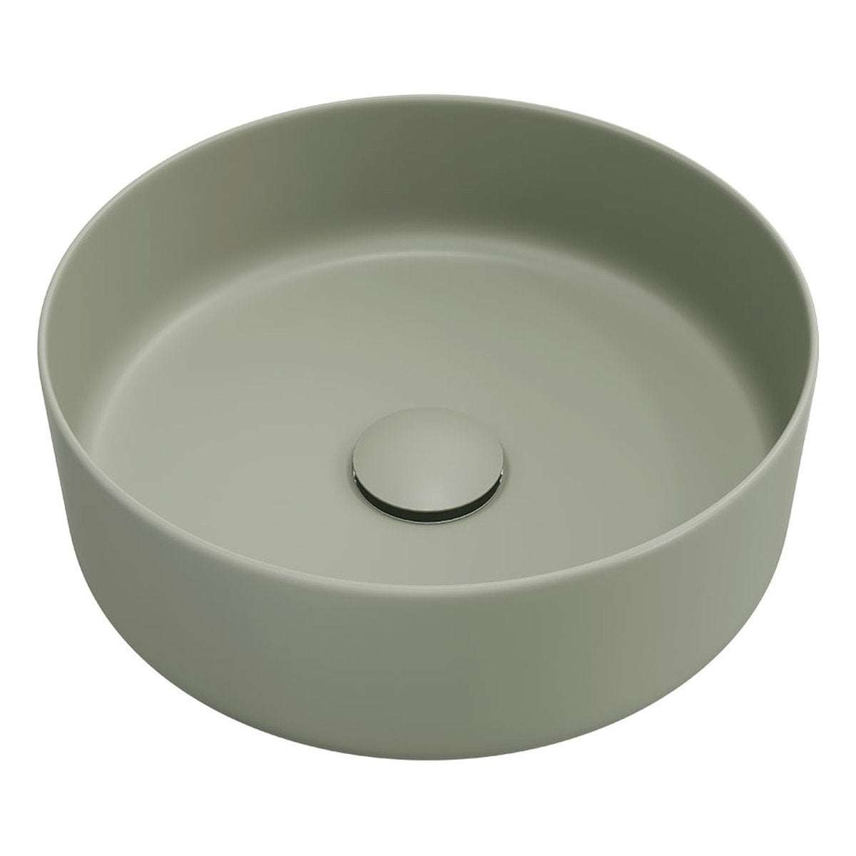 Fienza Reba Above Counter Basin, Matte Olive