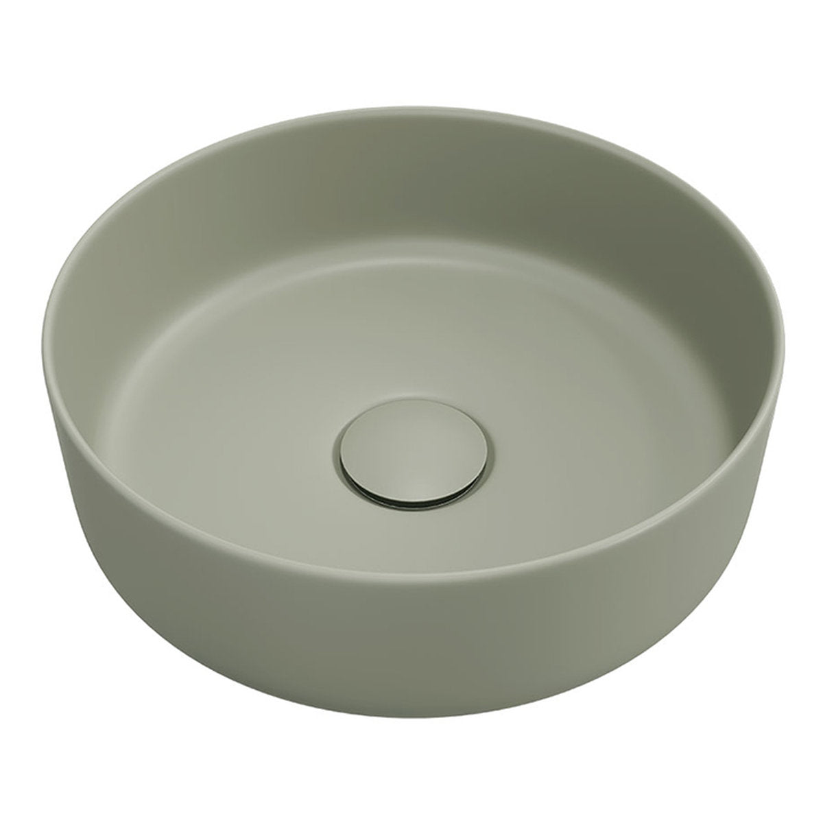 Fienza Reba Mini Above Counter Basin, Matte Olive