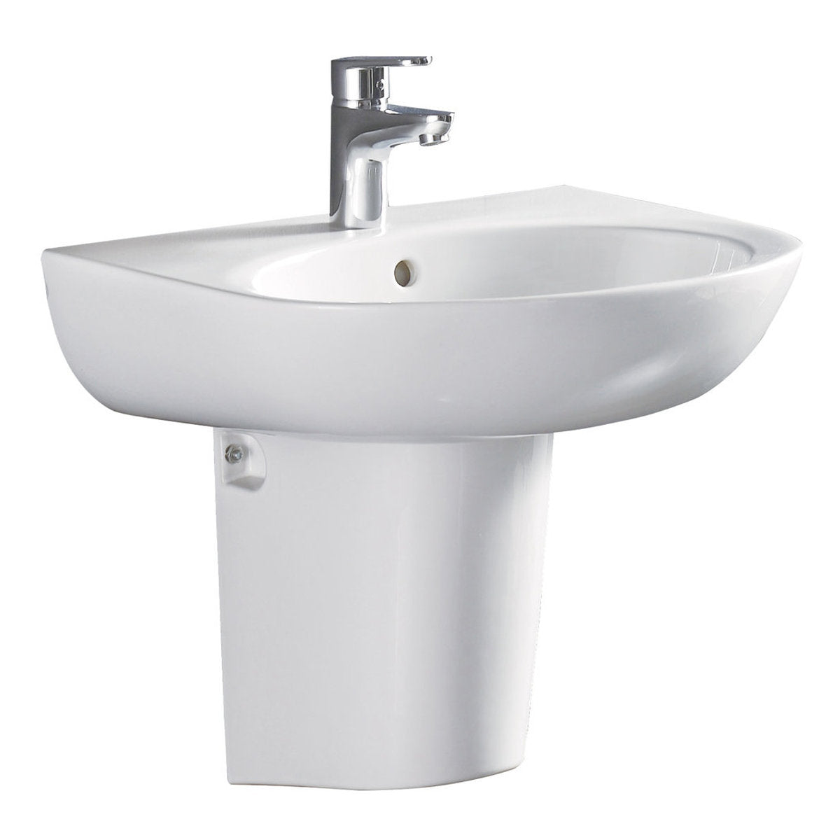 Fienza Stella Care Wall Basin With Integral Shroud