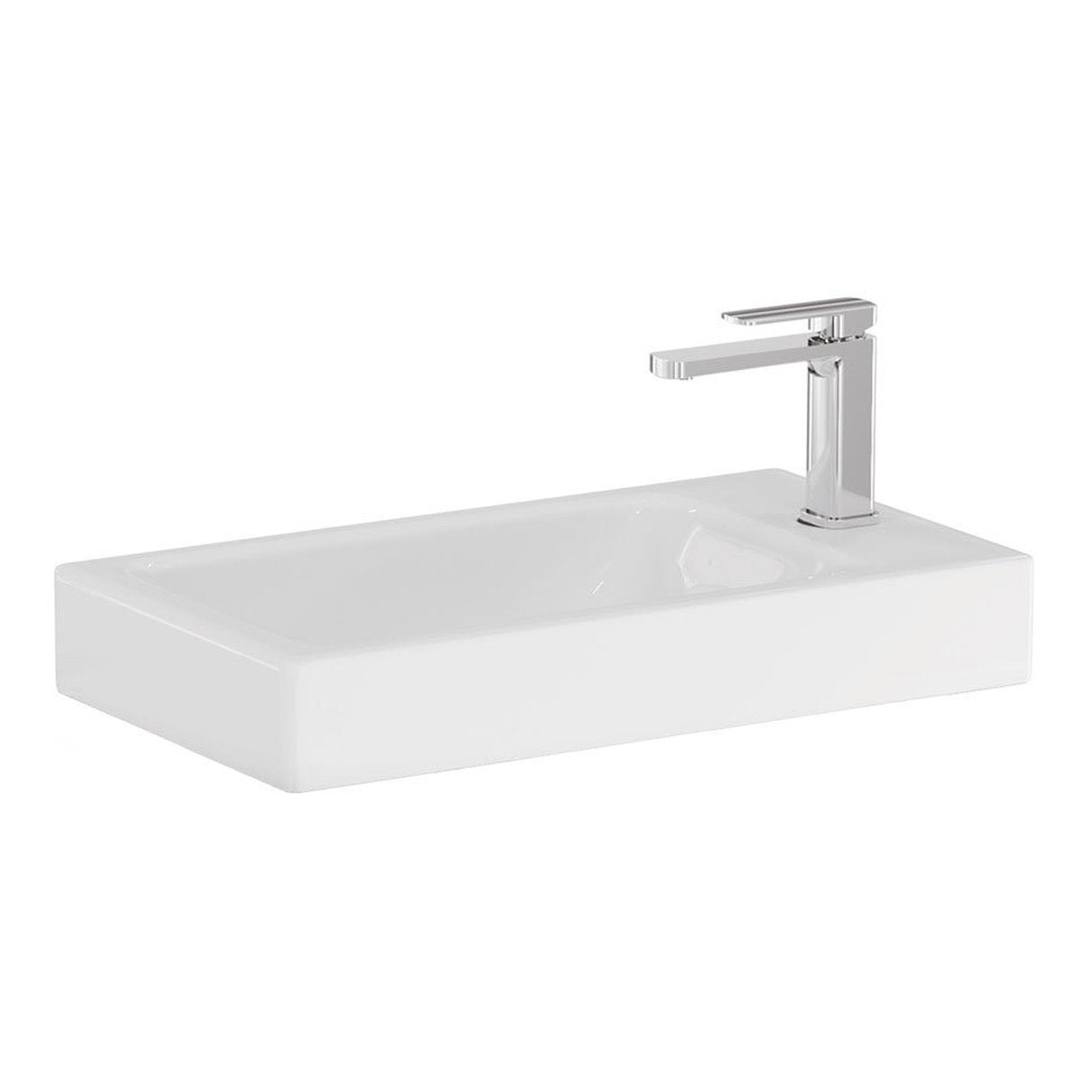 Fienza Denzel Slim Ensuite Depth Ceramic Basin Top